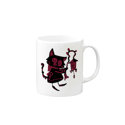 赤信号(猫) Mug