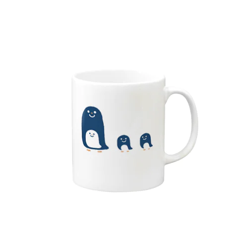 ペンギン親子合体(2匹付きver) Mug