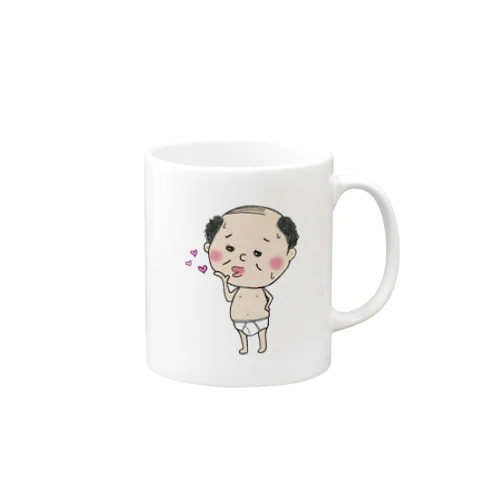 おじさんキッス♥ Mug