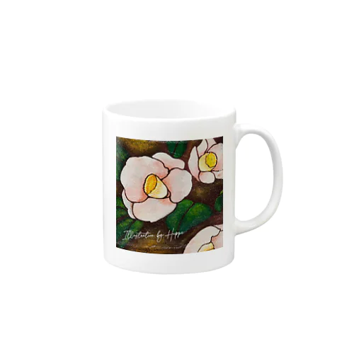 誕生花と花言葉　一月　曙椿 Mug