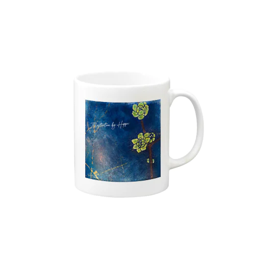 誕生花と花言葉　十二月　蝋梅 Mug