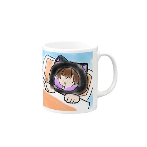 寝不足おはべるくん Mug