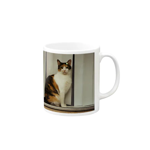 猫のフォト Mug