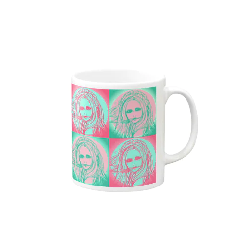 タバコ女ゾンビ Mug