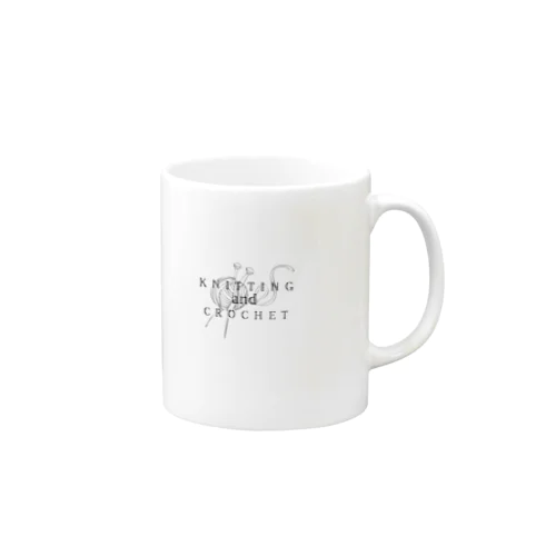 編み物好き好きアピール(simple) Mug