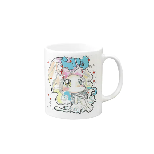 シュガパレ ✩.*˚（オッドアイらいす擬人化）  Mug