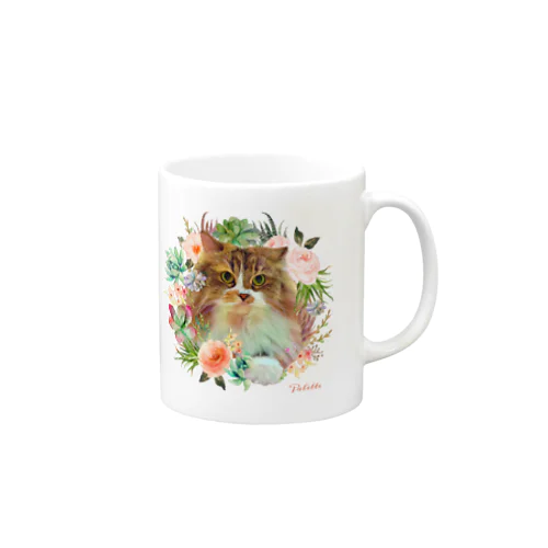 猫カフェラグドールぱれっとflower Mug