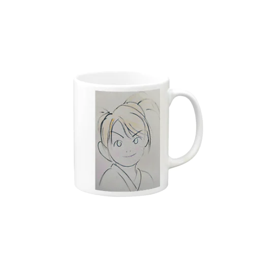 和服ツインテールさん Mug