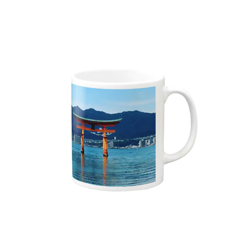 厳島神社 Mug