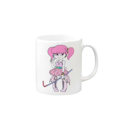 タバコ吸ってる女の子 Mug