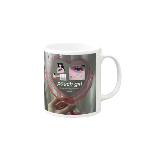 peach  girl Mug