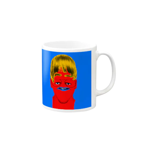 メガネの男性 Mug