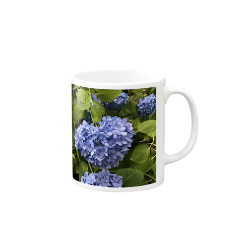 ハート紫陽花 Mug