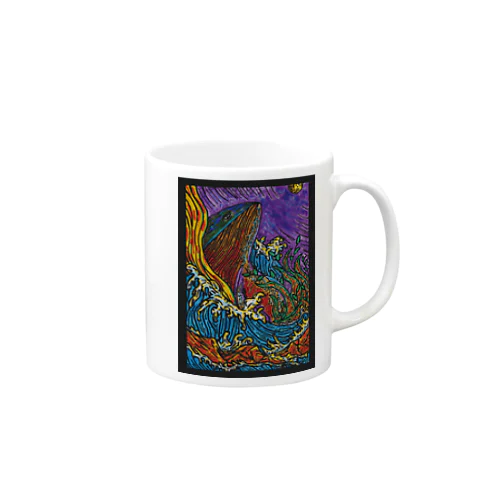 Whale Bound For The Moon Mug