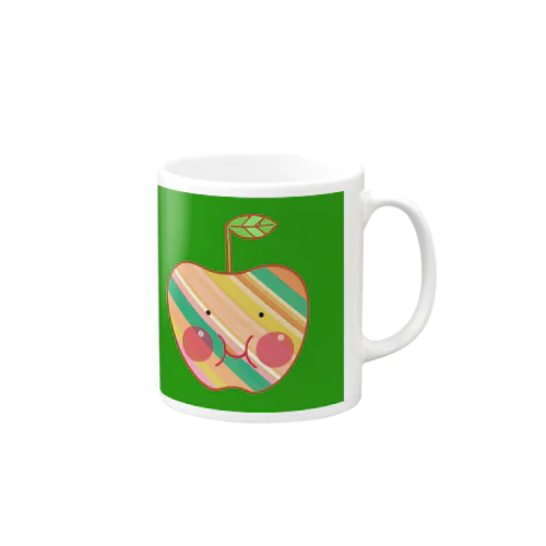 福島発信リンゴちゃん緑バージョン Mug