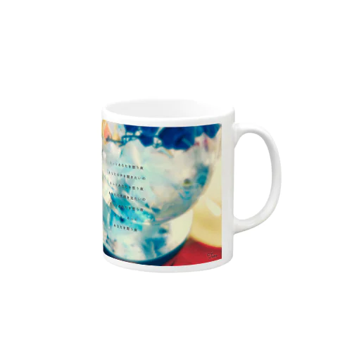 想う、思う、時 Mug