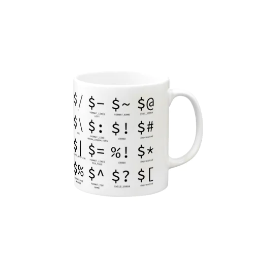 このPerl一文字変数なんだっけって思ったときに見るやつ Mug