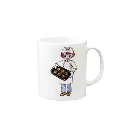 MMパン屋さんの女の子 Mug