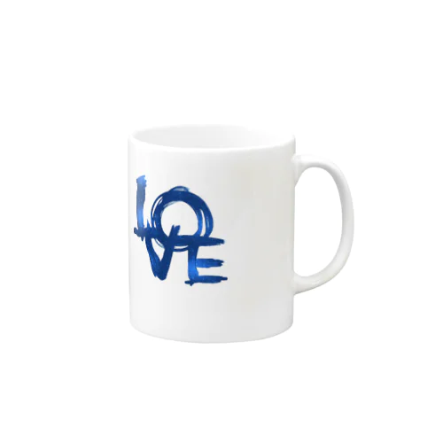 L🔵VE and BLUE Mug