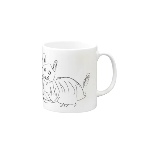 ねこさんが描いた猫　2 Mug