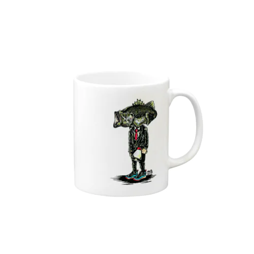 ブラックバス Mug