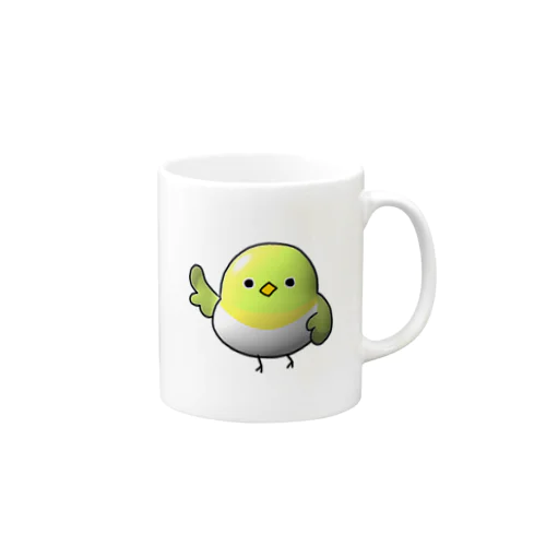 めじろさんぷっくり Mug