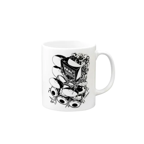 【ROCKOLOID SAULUS】type-DRUMS Mug