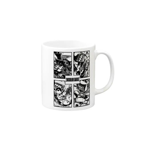 【ROCKOLOID SAULUS】4-piece band edition Mug