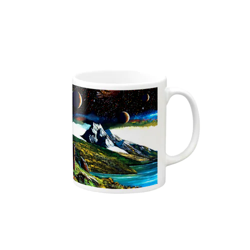 宇宙の霊山 Mug