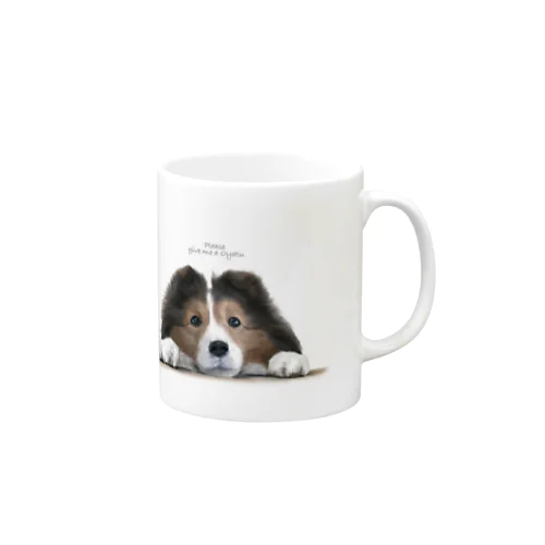 おねだりシェルティ Mug