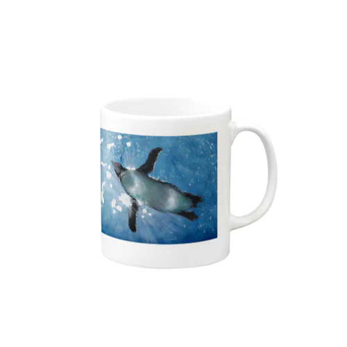 空飛ぶペンギン Mug