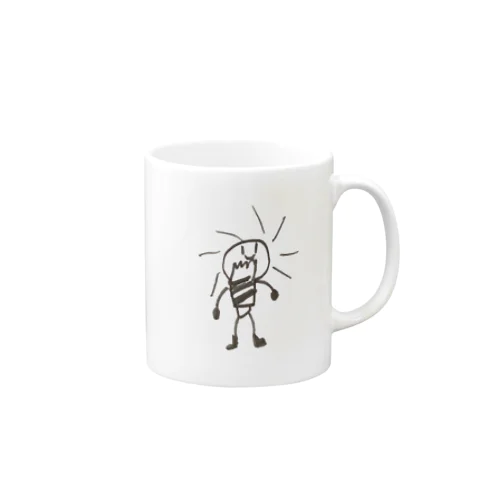 豆電球さん(点灯) Mug