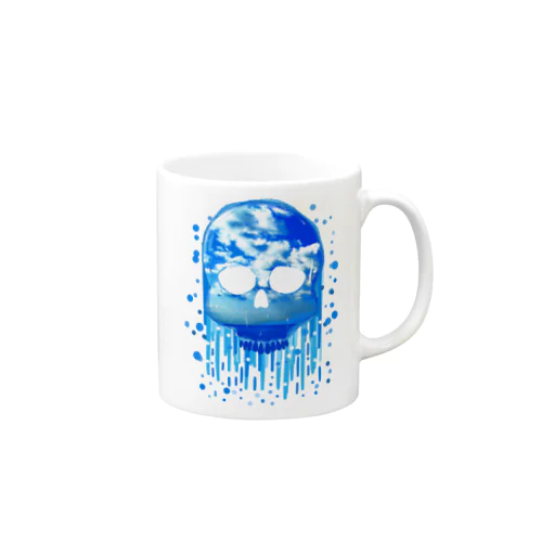 空溶け髑髏 Mug