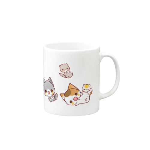 にゃんこたち Mug