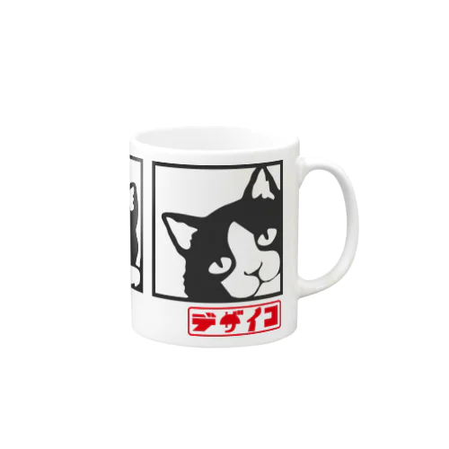 窓から猫 Mug