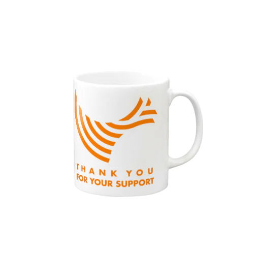 THANK YOU FOR YOUR SUPPORT / ORANGE Mug