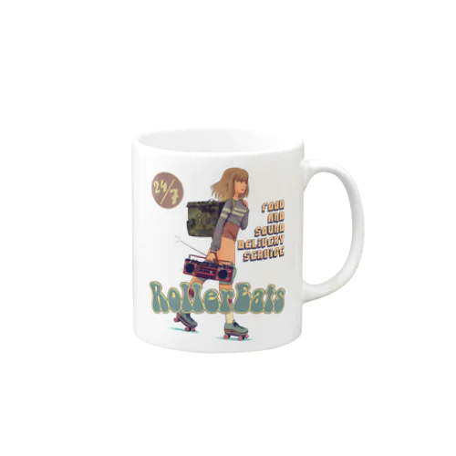 "ROLLER EATS" Mug