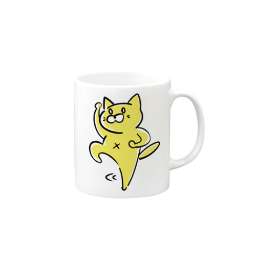 やたらテンション高いネコ Mug