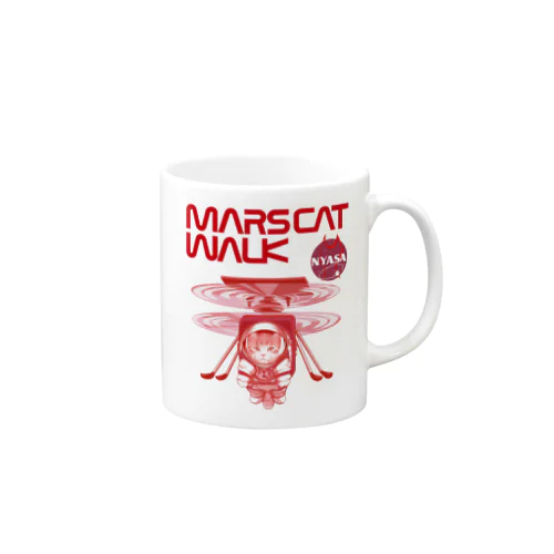 火星ねこ歩き マグカップ