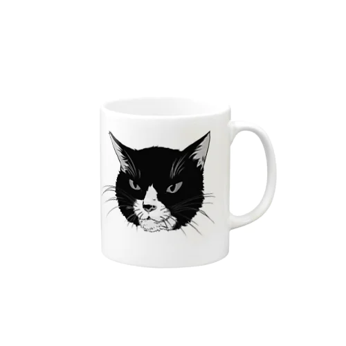 はちわれ猫のクマゴロー Mug