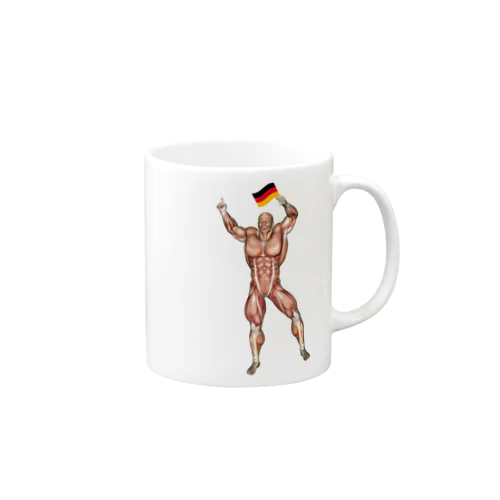 筋次郎もドイツを祝福！ Mug