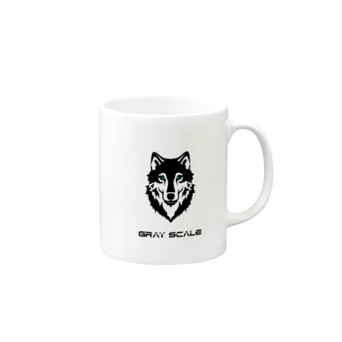 GRAY SCALE ロゴ Mug