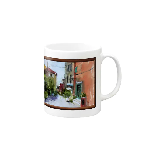 【水彩】 Haut-de-Cagnes Mug