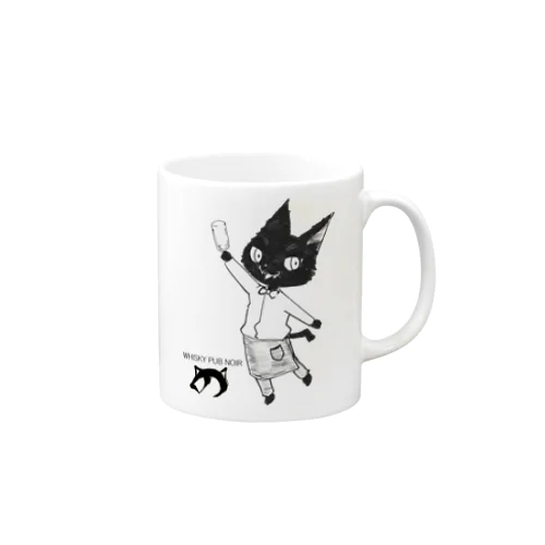 ノワール店員くろべぇくん Mug