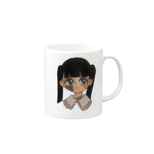 ツインテールの女の子 Mug