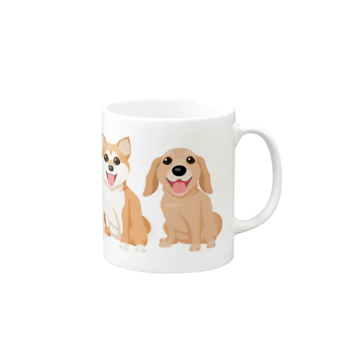 3匹の子犬 Mug