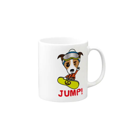 JUMP!ジャックラッセルテリア マグカップ