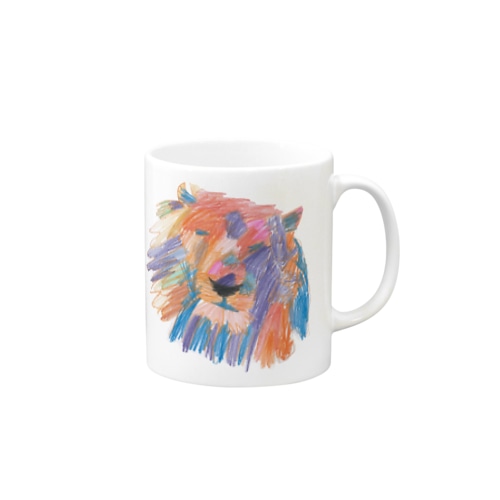 憂うライオン Mug