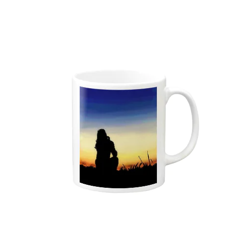 夕暮れを望む Mug