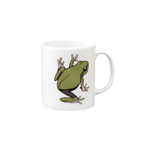 張り付くカエル Mug